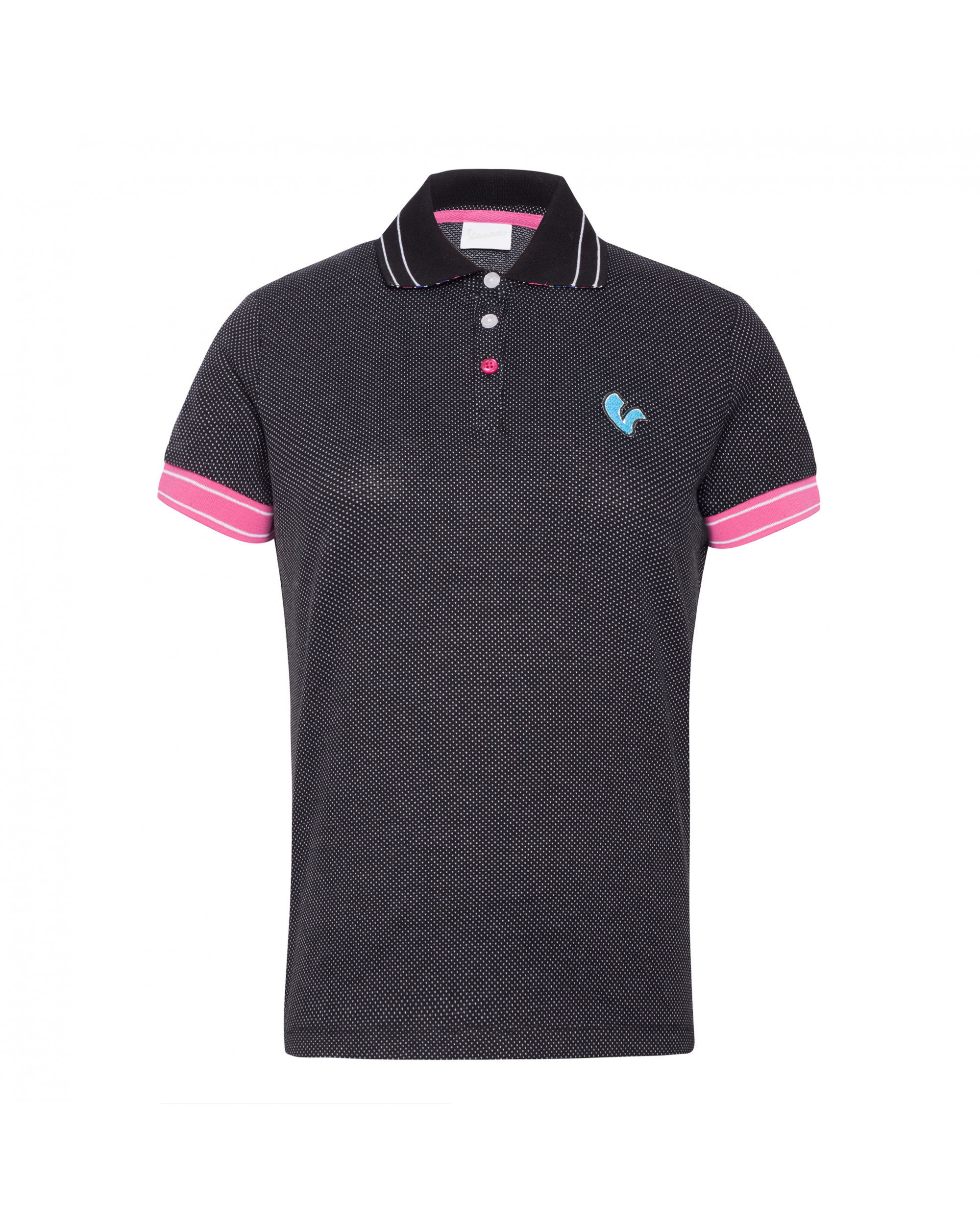 Vespa Polo Shirt V-Stripes Damen