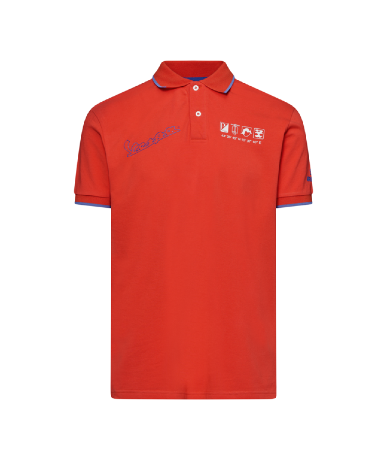 Vespa Polo Shirt Flame orange DEC-Kollektion