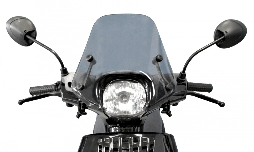 Windschutzscheibe komplett, Cruiser, getönt für Piaggio ZIP