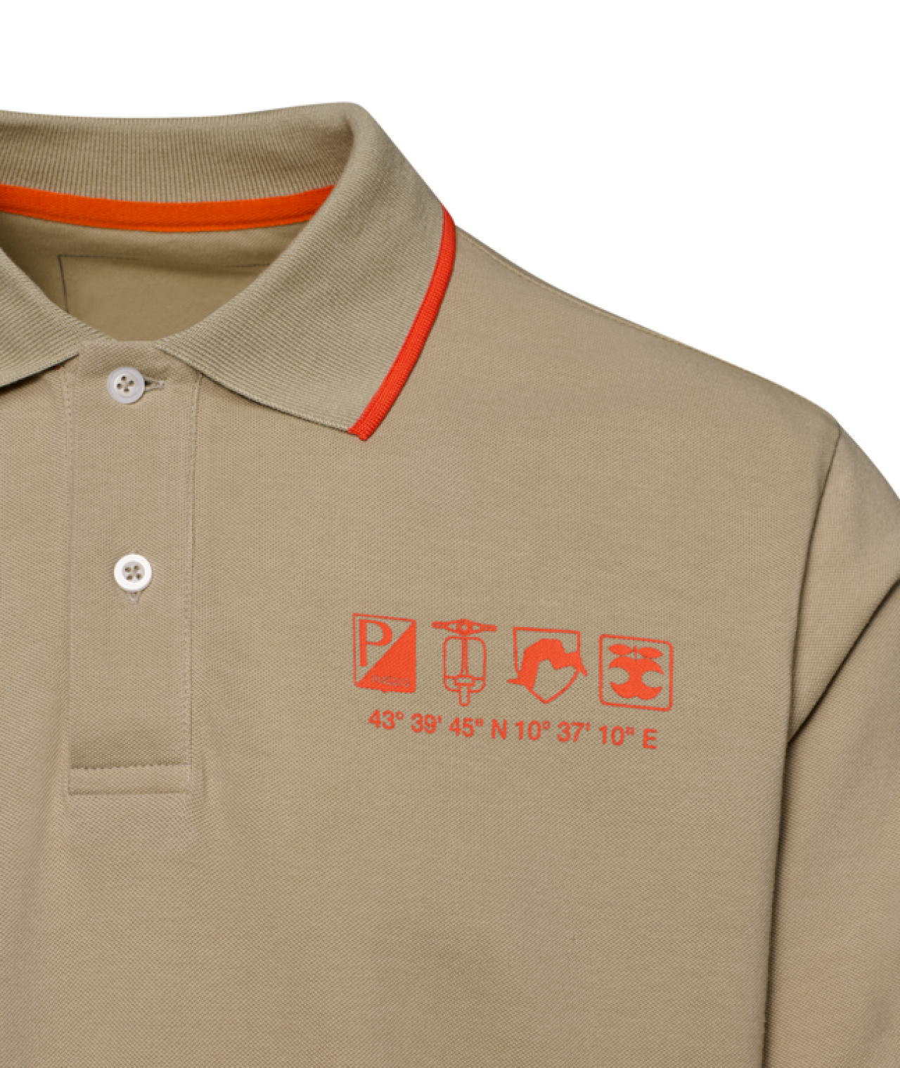 Vespa Polo Shirt Nomad beige DEC-Kollektion