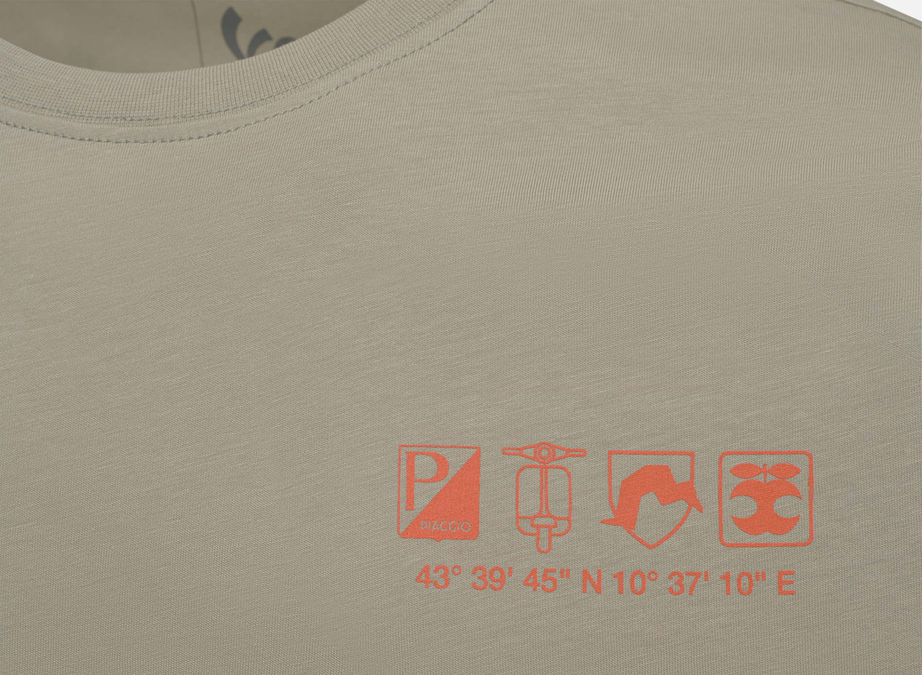 Vespa T-Shirt Nomad beige DEC-Kollektion
