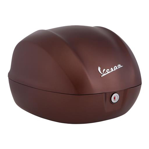 Original Topcase 32 l. für Vespa 50° Primavera braun matt 139/A