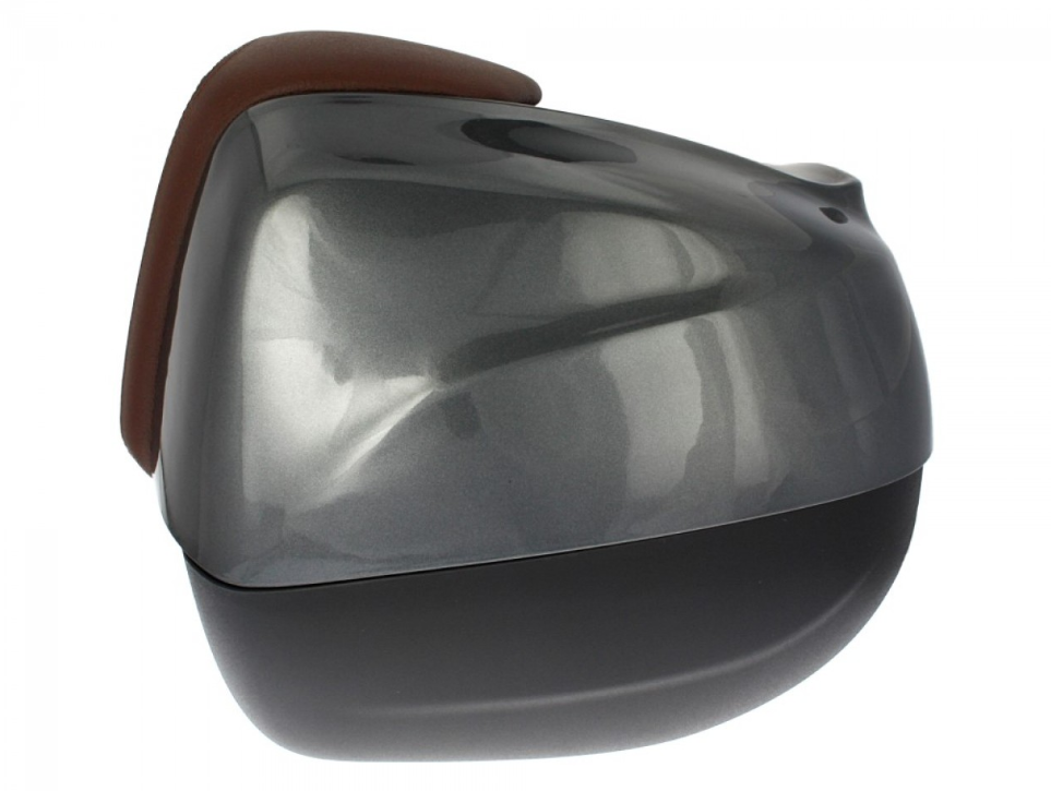 Top Case 37L mit Rückenlehne für Piaggio Medley 125/150 (16-18) - grau 798/B