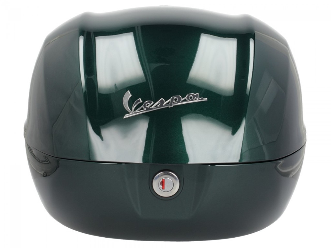 Original Topcase 32 l. für Vespa Primavera / Sprint / GTS Racing 60s Verde Bosco 349/A
