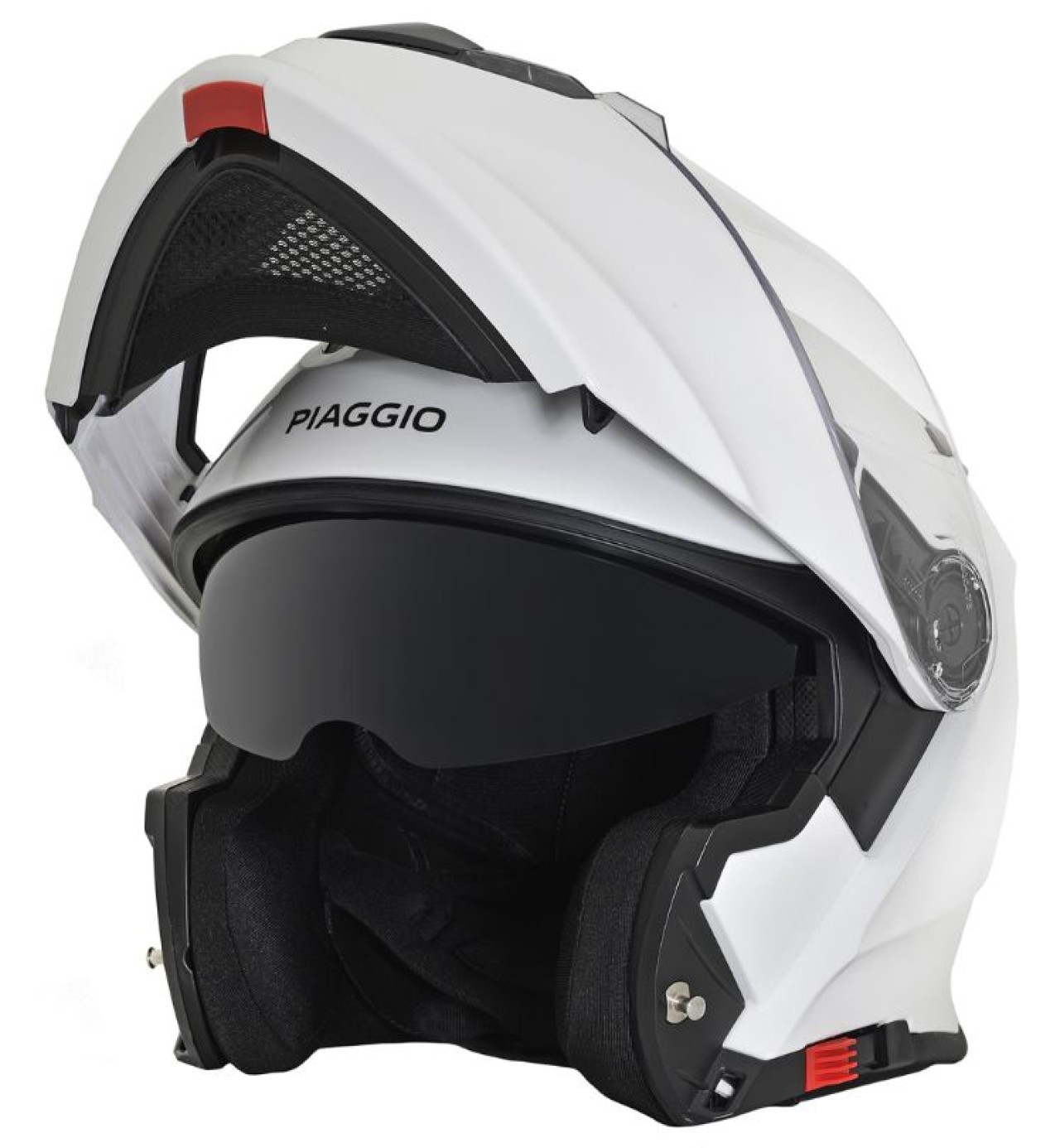 Piaggio Modularhelm weiß glänzend