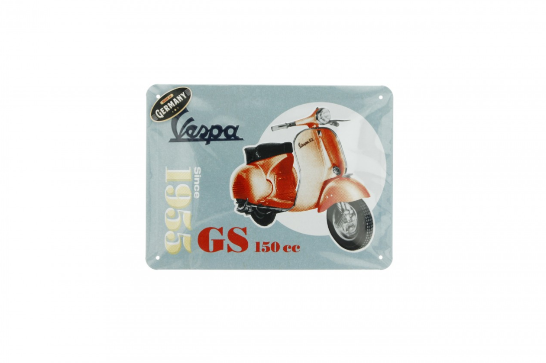 Vespa Metallschild Vespa GS150 since 1955
