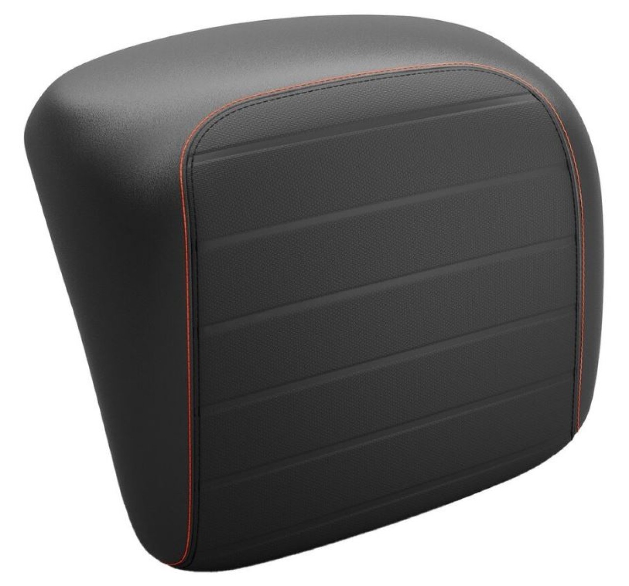 Original Rückenlehne für Vespa GTS/GTV Topcase - schwarz, Naht orange