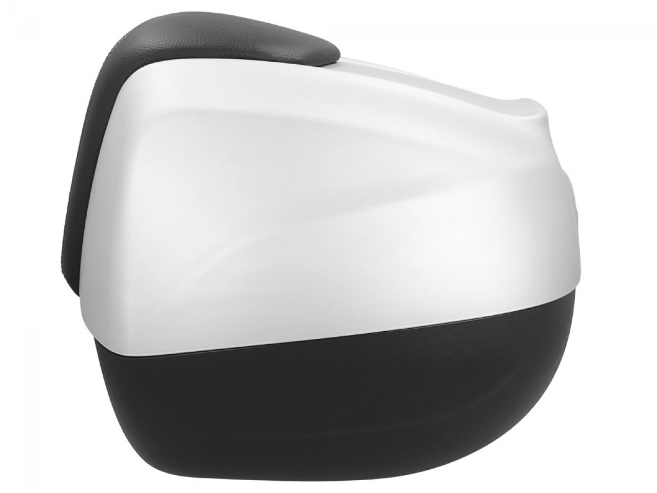 Top Case 37L mit Rückenlehne für Piaggio Beverly Sport 300/350 (16-20) - grau matt 760/B