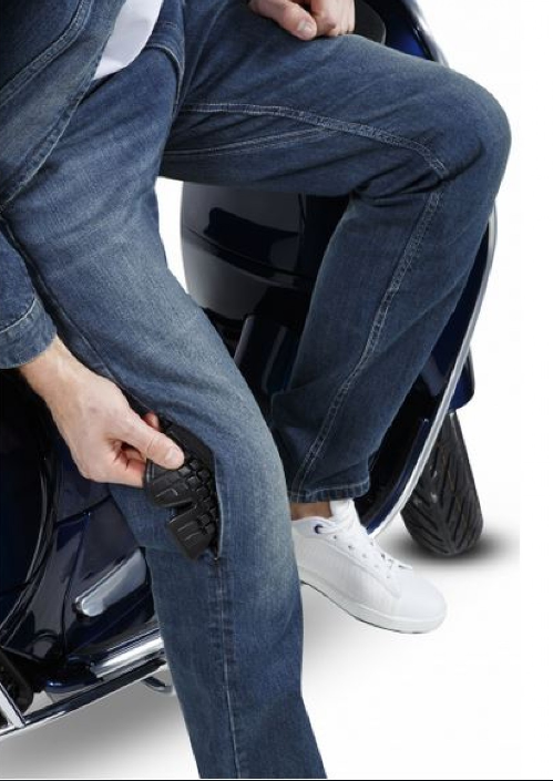 Vespa Hose Polyester-Denim blau