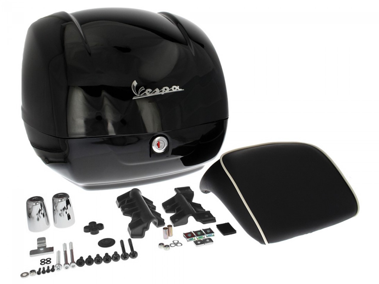 Original Topcase für Vespa GTS - schwarz glänzend 90, 094, ab 2014