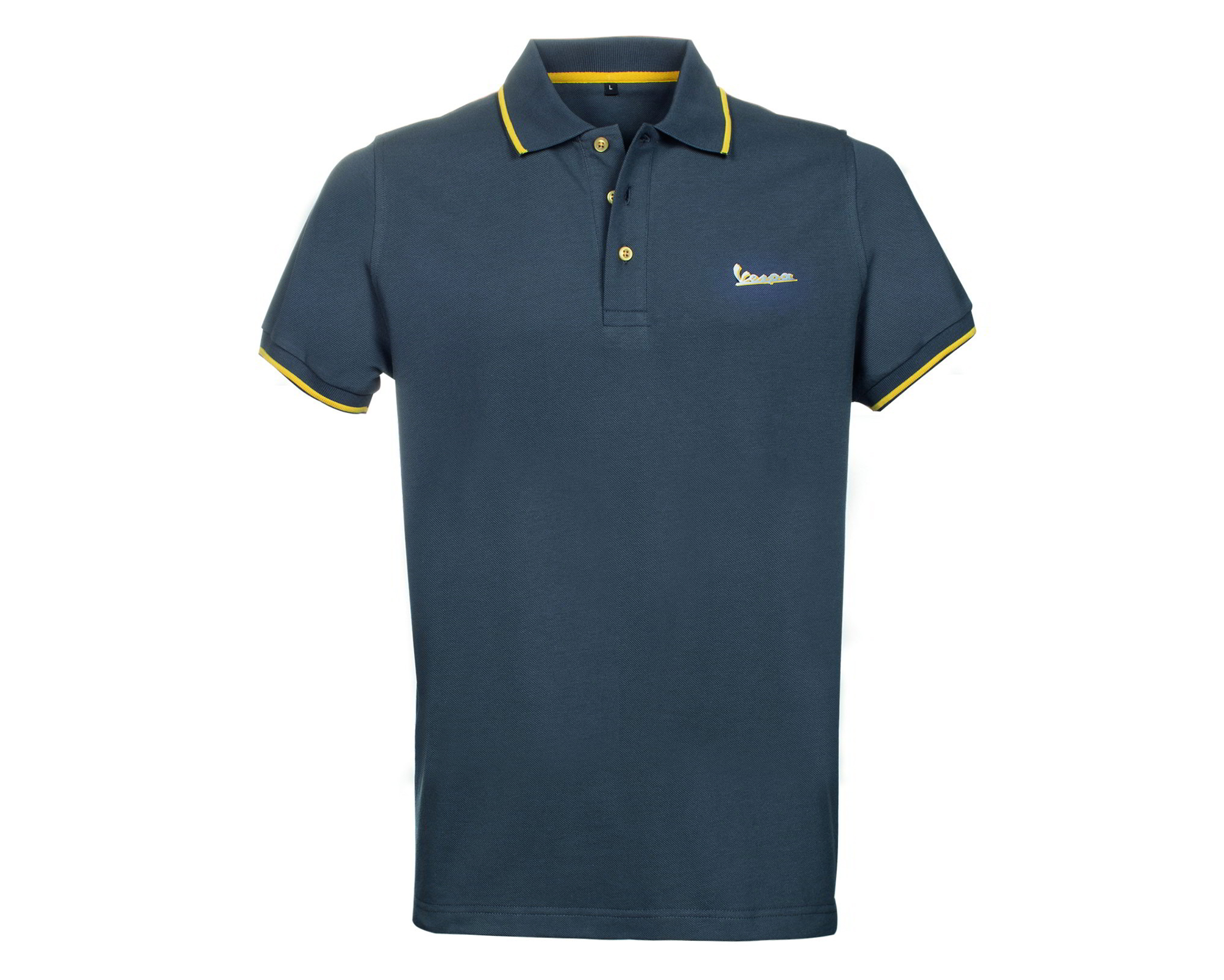 Vespa Polo Shirt Graphic Herren grau