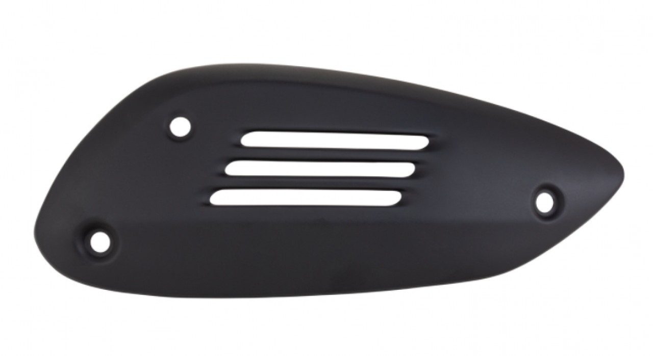Hitzeschild schwarz, matt für Vespa GTS 300 2019-2021